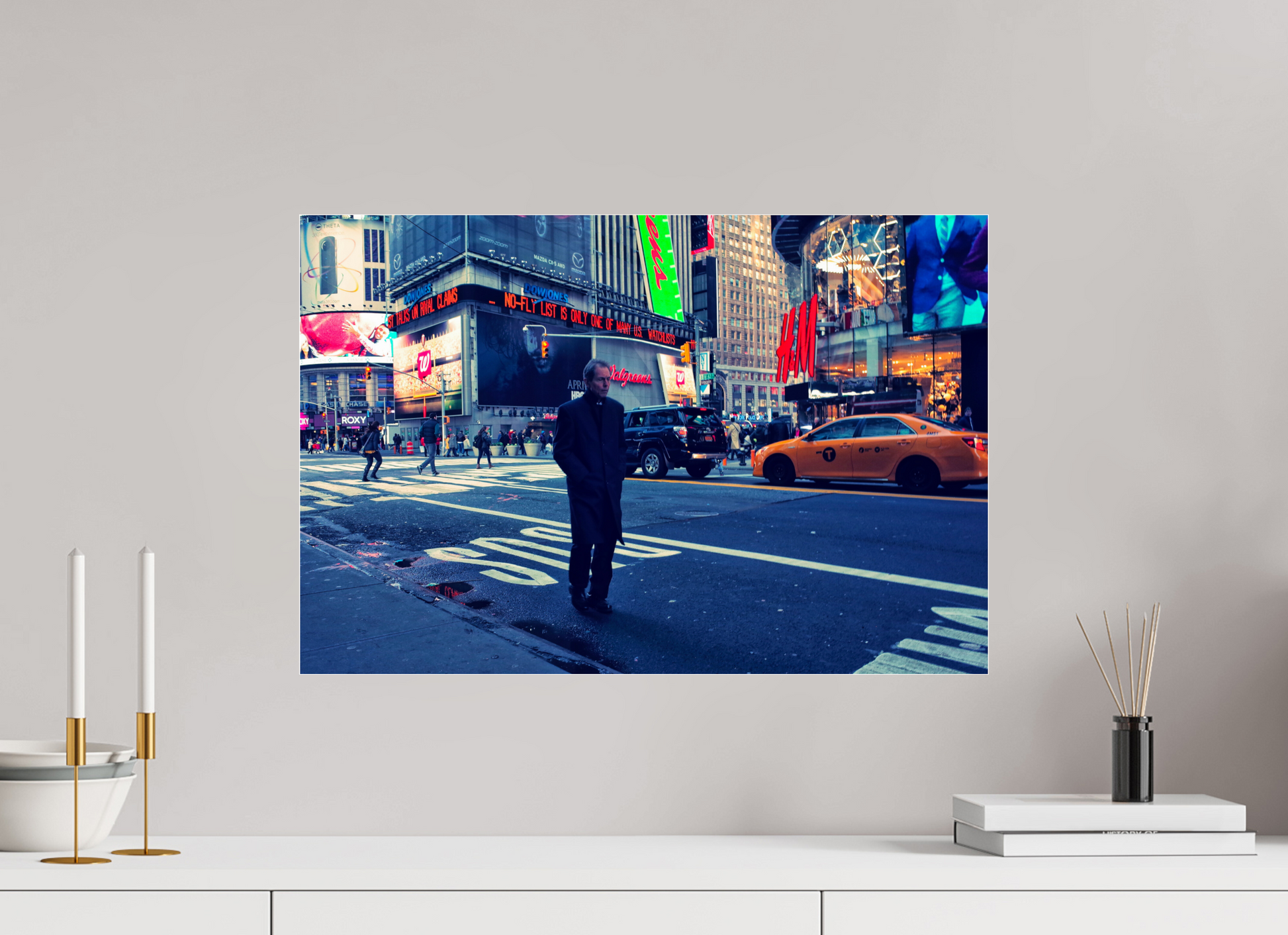 New York City Street Photography - Man on street at Times Square