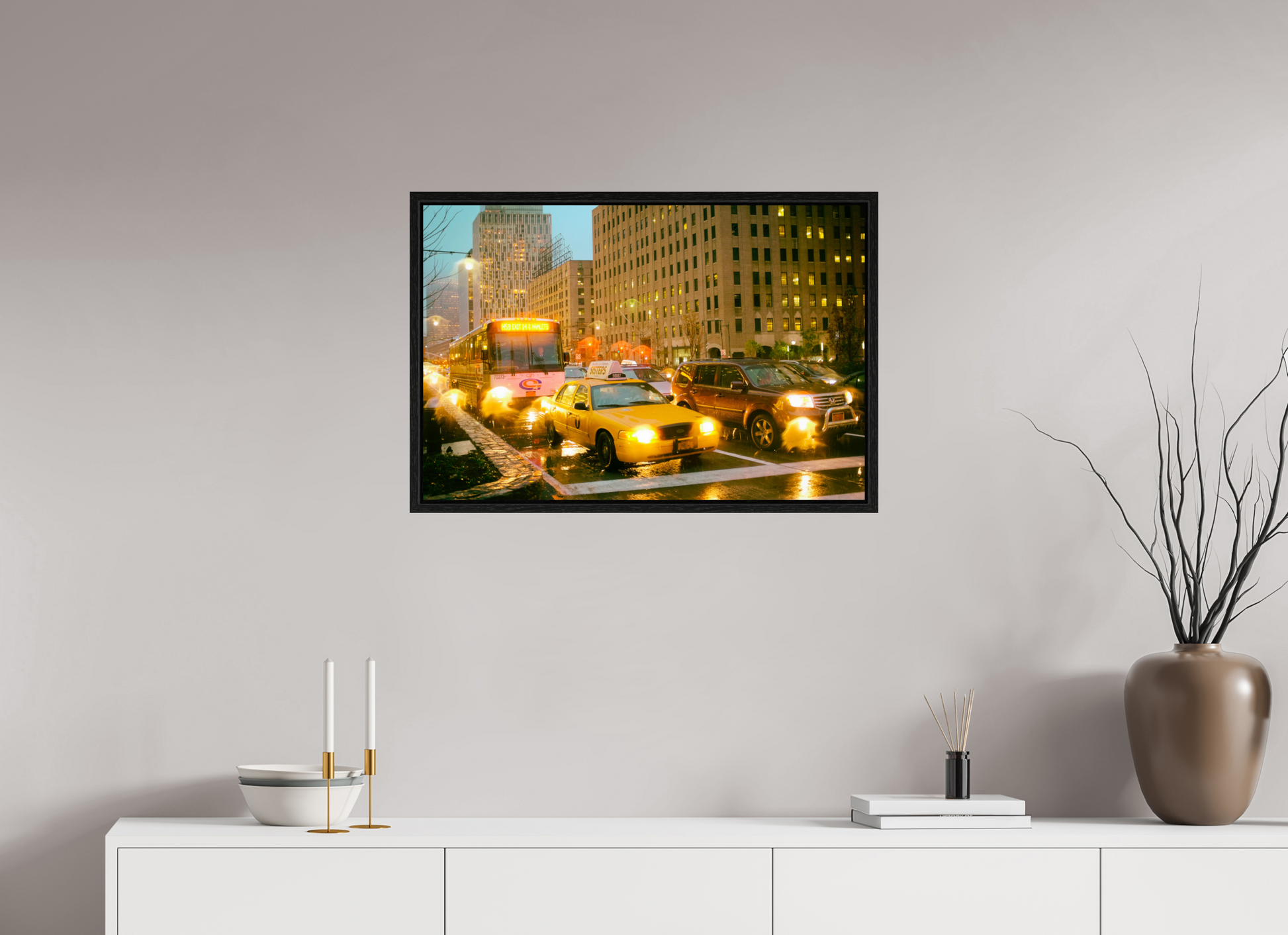 New York City Street Photography - Street scene with cars