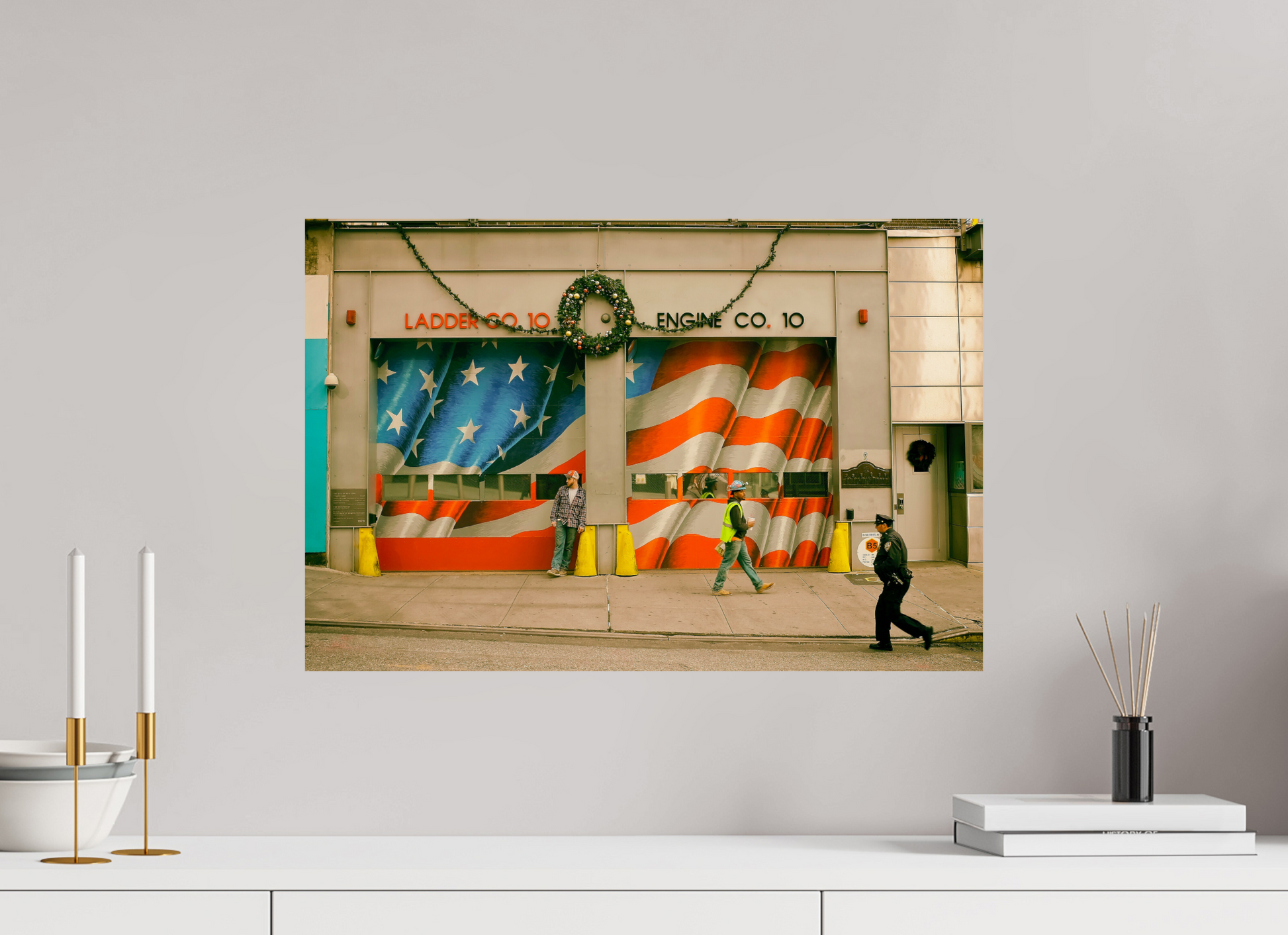 New York City Street Photography - Firehouse Engine No. 10