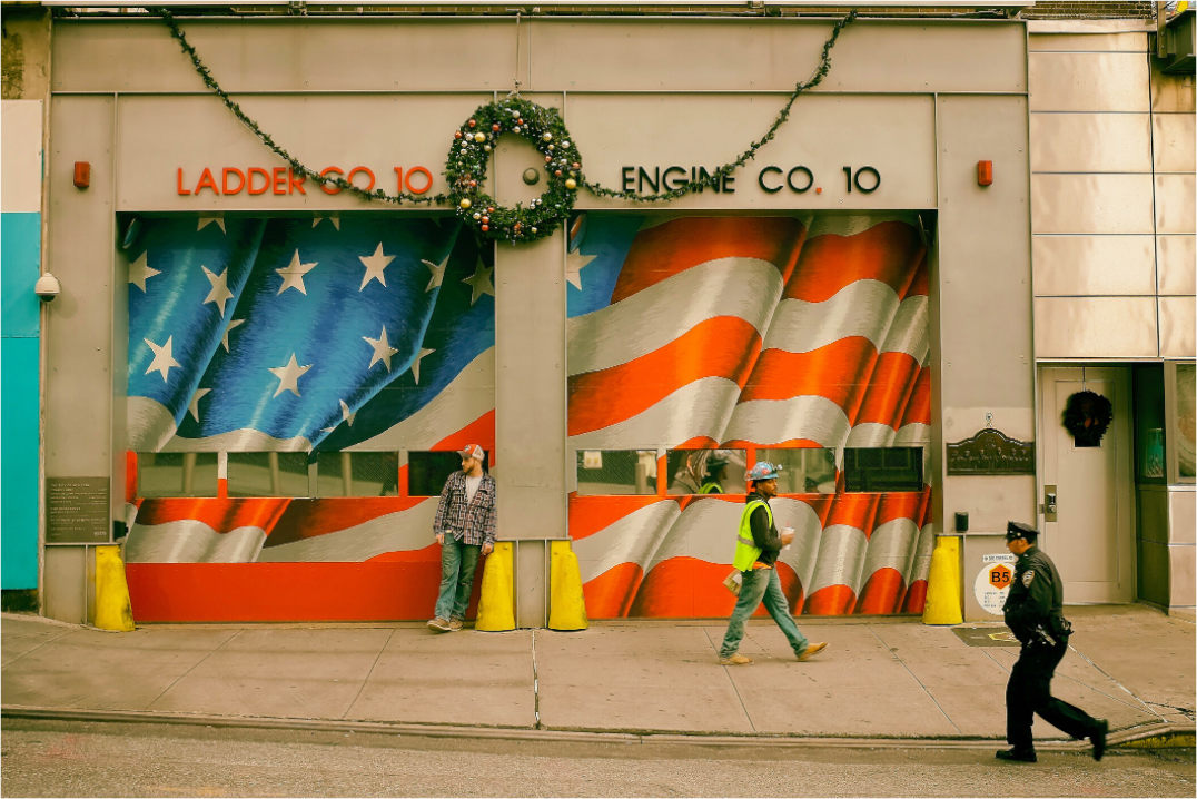New York City Street Photography - Firehouse Engine No. 10