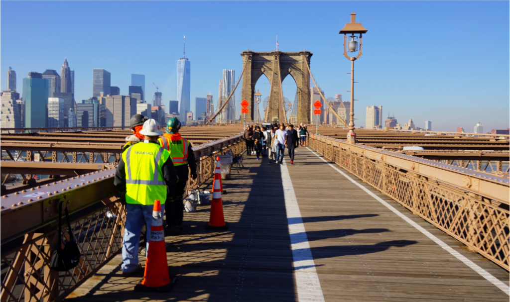 New York City street photography - Brooklyn Bridge
