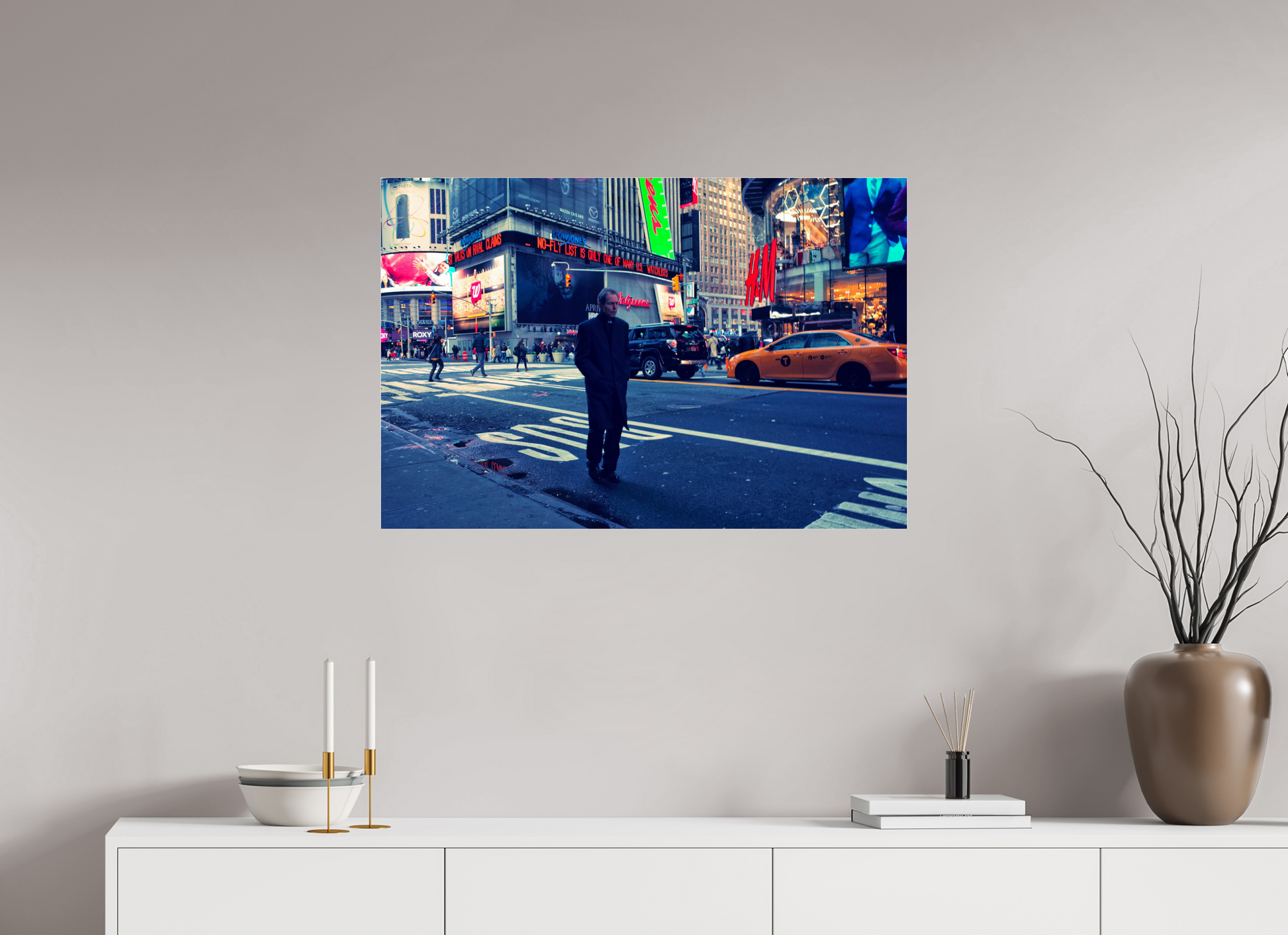 New York City Street Photography - Man on street at Times Square