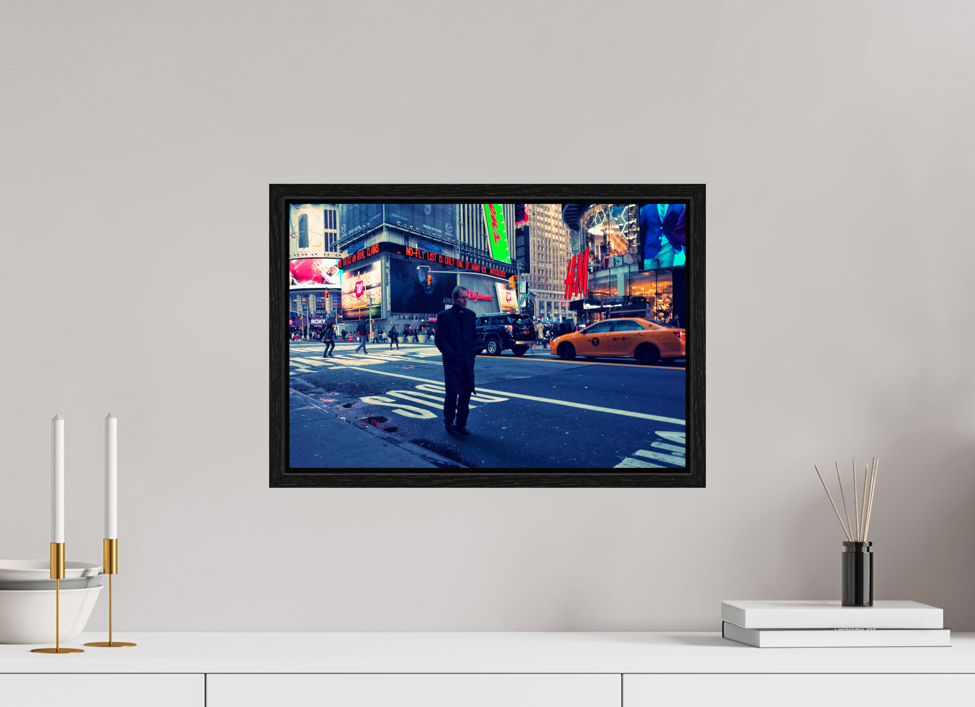 New York City Street Photography - Man on street at Times Square