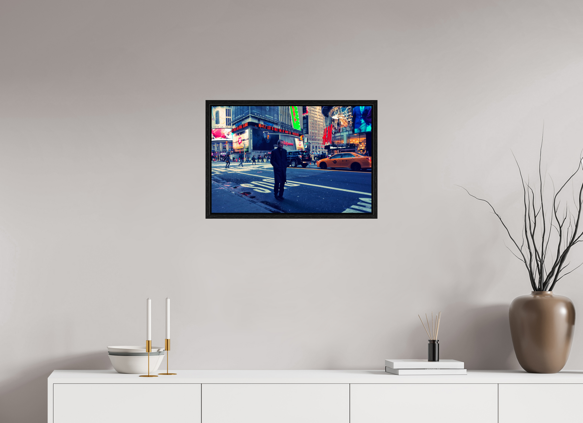 New York City Street Photography - Man on street at Times Square