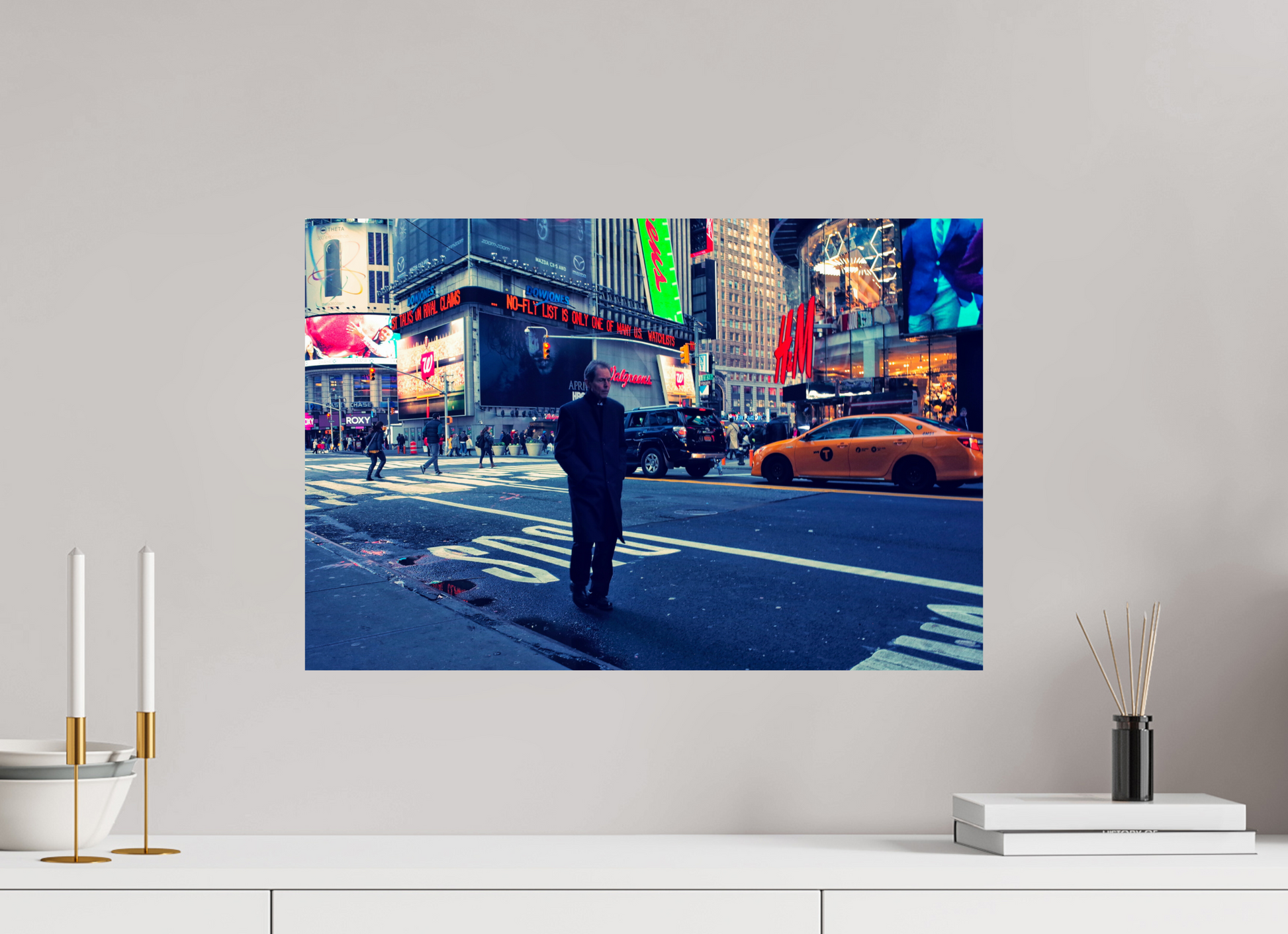 New York City Street Photography - Man on street at Times Square