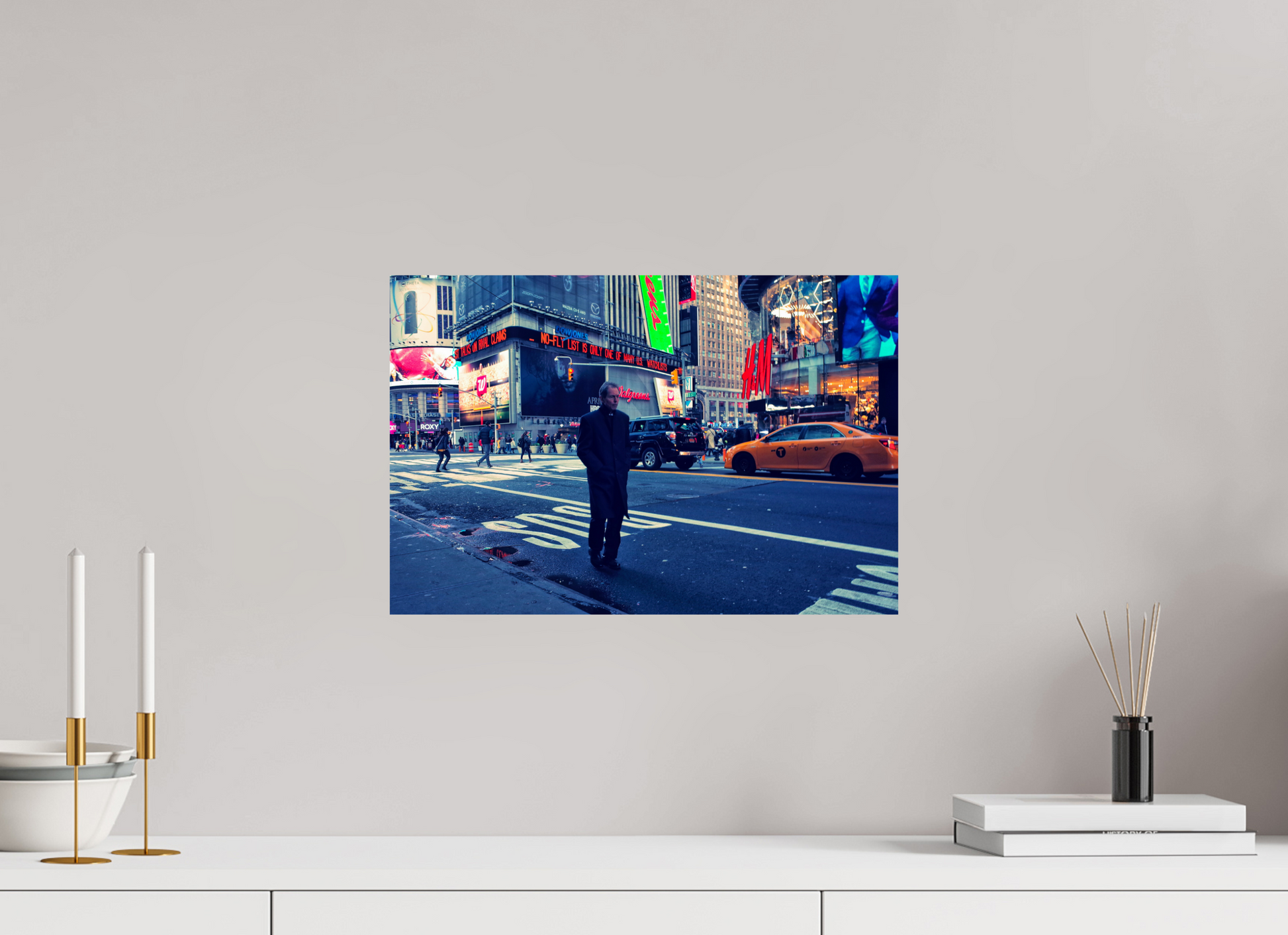 New York City Street Photography - Man on street at Times Square