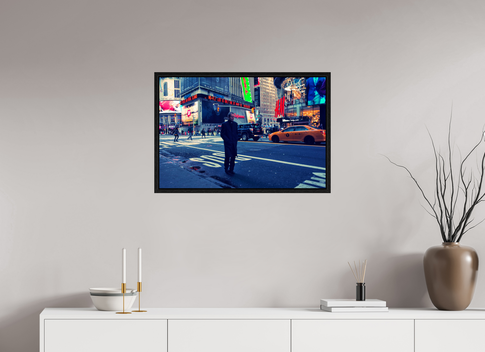 New York City Street Photography - Man on street at Times Square